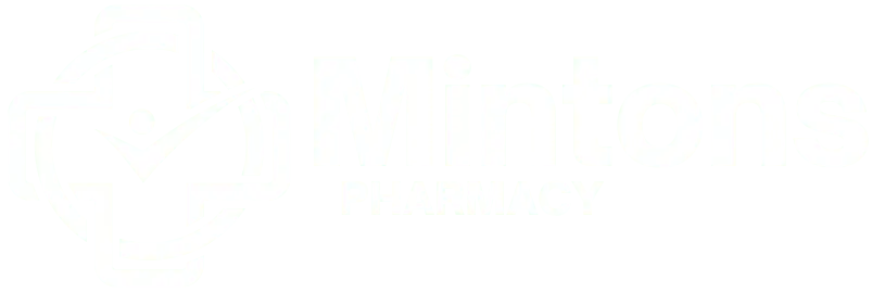 Mintons Pharmacy – White Logo