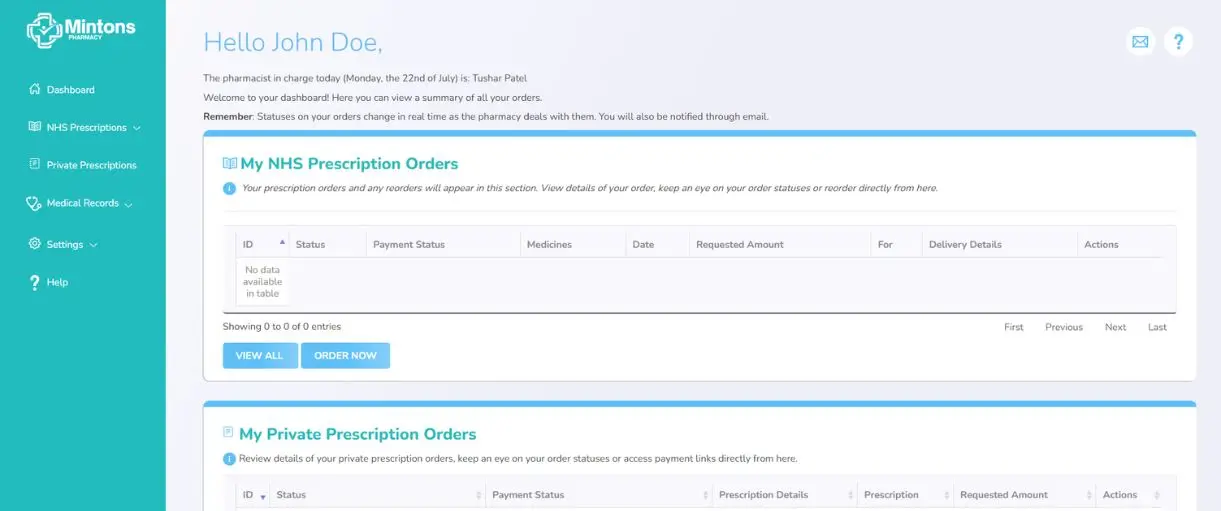 Order Prescriptions Online in Wood Green